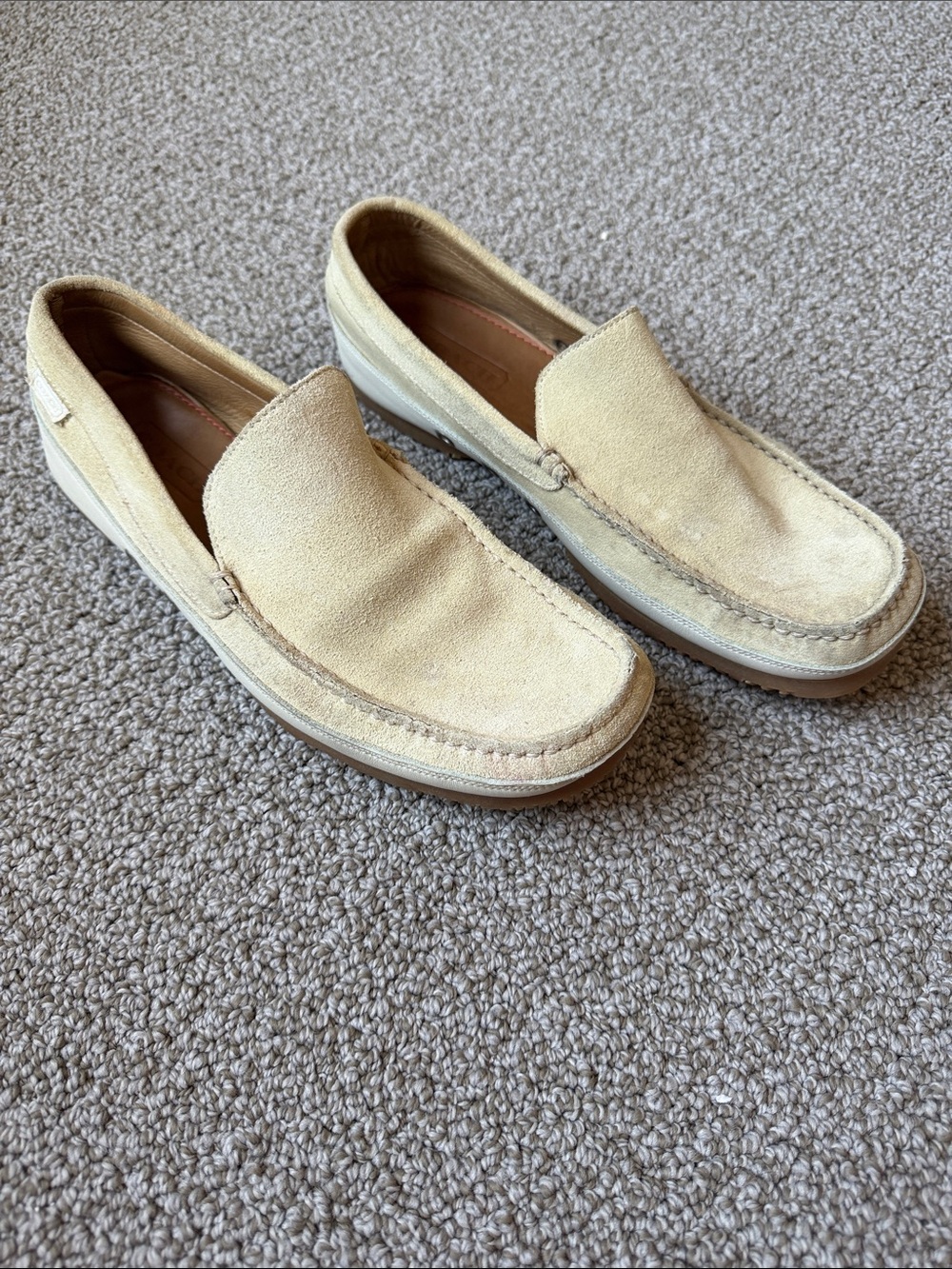 Coach Men's Suede Loafers Driving Shoes Slip On Moccasins Size 8.5
